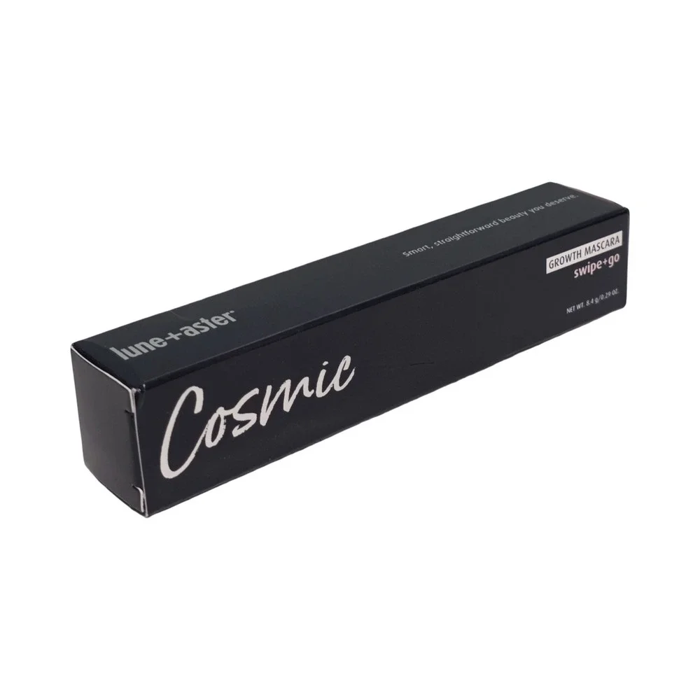 Lune+Aster Cosmic Growth Mascara Jet Black Swipe+Go Vegan 0.29oz NIB